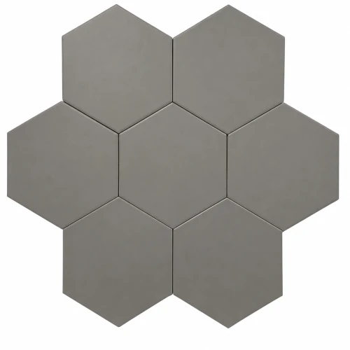 Hexagon Grey 10 x 15
